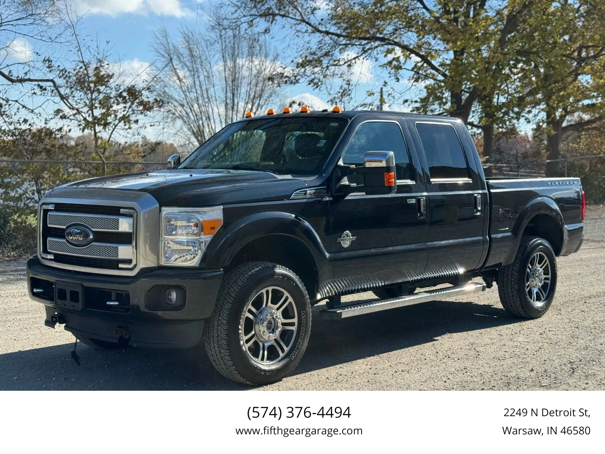 Used 2015 Ford F250 Platinum w/ Snow Plow Prep Package AWD/4WD image 1