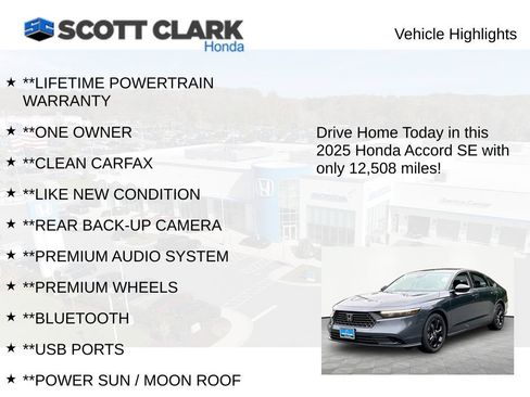 Used 2025 Honda Accord SE image 11