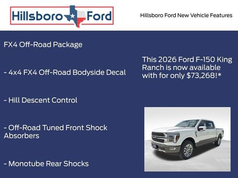 New 2026 Ford F150 King Ranch w/ Equipment Group 601A High AWD/4WD image 5