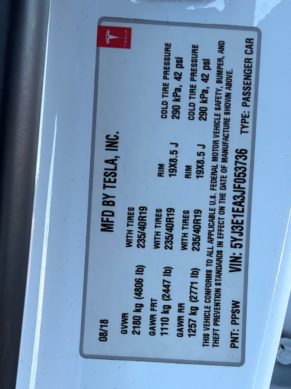 Used 2018 Tesla Model 3 Long Range RWD image 35