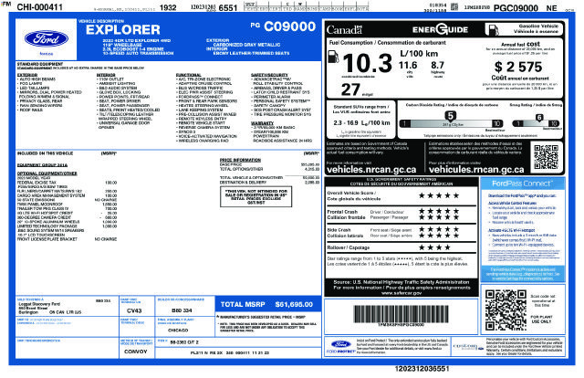 Used 2023 Ford Explorer Limited w/ Limited Technology Package AWD/4WD image 22