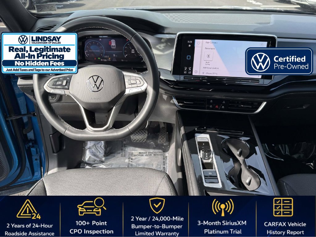 Certified 2024 Volkswagen Atlas Cross Sport SE w/ Panoramic Sunroof Package FWD image 10