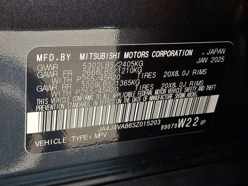 Used 2025 Mitsubishi Outlander SE AWD/4WD image 28