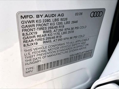 New 2026 Audi Q3 quattro 2.0T AWD/4WD image 17