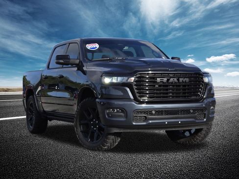 Used 2025 RAM 1500 Laramie w/ Night Edition AWD/4WD image 2