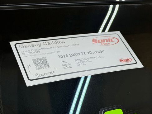 Used 2024 BMW iX xDrive50 w/ Sport Package AWD/4WD image 53