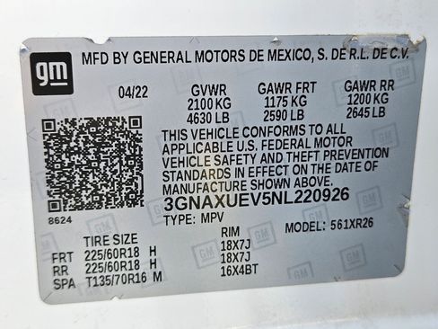 Used 2022 Chevrolet Equinox LT image 36