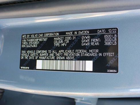 Used 2023 Volvo XC90 T8 Ultimate w/ Protection Package Premier AWD/4WD image 52