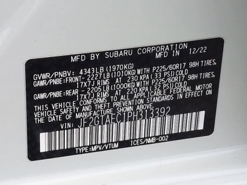 Certified 2023 Subaru Crosstrek 2.0i Premium image 38