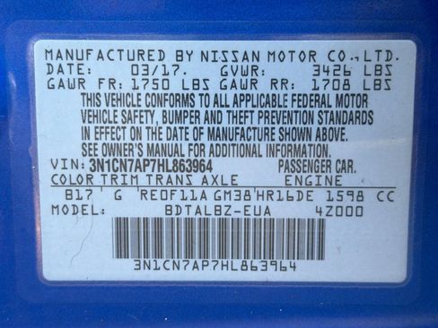 Used 2017 Nissan Versa SV image 35