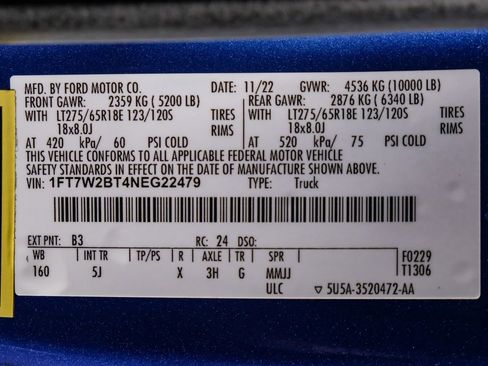 Used 2022 Ford F250 Lariat w/ Chrome Package image 62