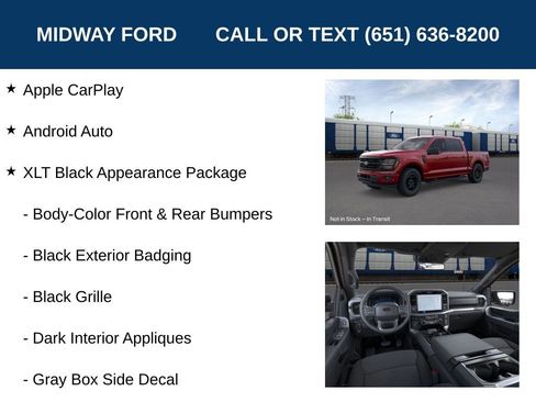 New 2025 Ford F150 XLT w/ Equipment Group 302A MID image 7