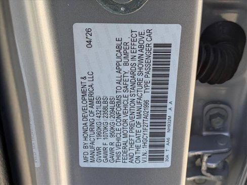 New 2026 Honda Accord LX image 16