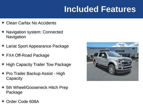 Used 2022 Ford F250 Lariat w/ Lariat Ultimate Package AWD/4WD image 5