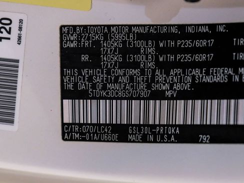 Used 2016 Toyota Sienna XLE w/ XLE Navigation Package FWD image 65