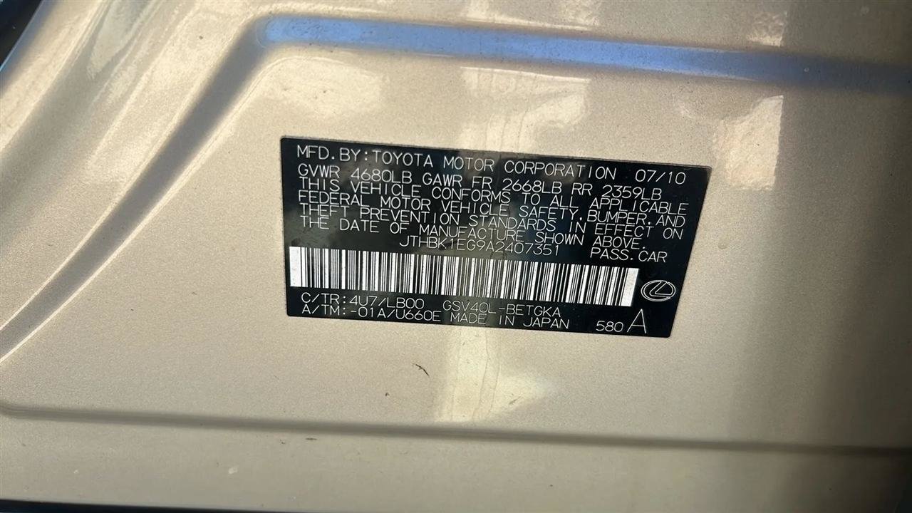 Used 2010 Lexus ES 350 FWD image 39