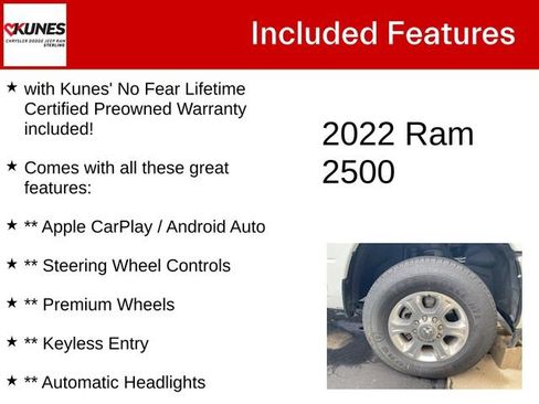 Used 2022 RAM 2500 Big Horn w/ Level A Equipment Group AWD/4WD image 4