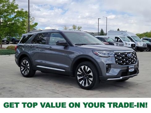 Certified 2025 Ford Explorer Platinum w/ LUX Leather Package AWD/4WD image 1