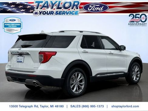 Certified 2023 Ford Explorer Limited w/ Limited Technology Package AWD/4WD image 3