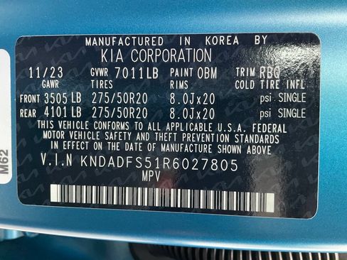 Used 2024 Kia EV9 Land AWD/4WD image 25