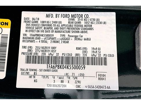 Used 2019 Ford Mustang Bullitt w/ Bullitt Electronics Package image 34