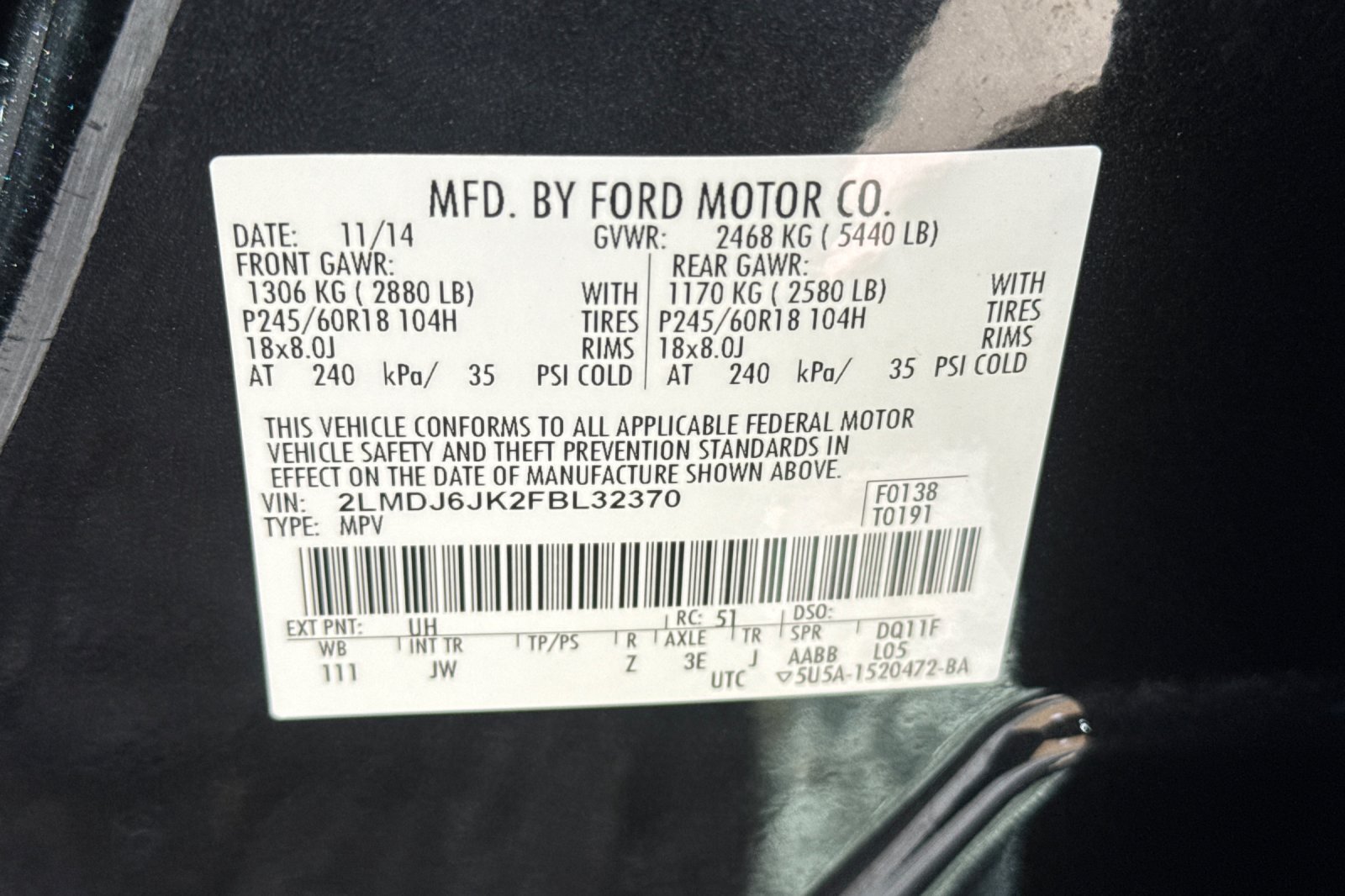 Used 2015 Lincoln MKX FWD image 27