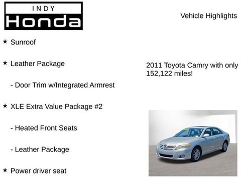 Used 2011 Toyota Camry XLE w/ XLE Extra-Value Pkg #2 FWD image 8