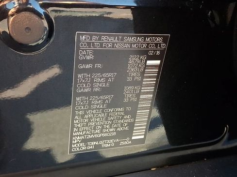Used 2016 Nissan Rogue SV AWD/4WD image 27