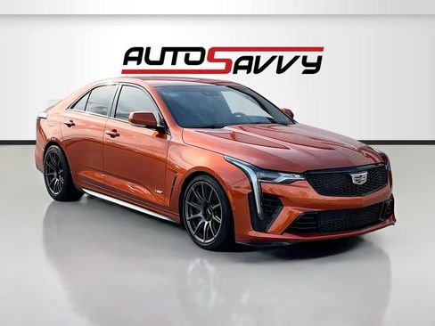 Used 2022 Cadillac CT4 V Blackwing w/ Carbon Fiber 1 Package RWD image 1