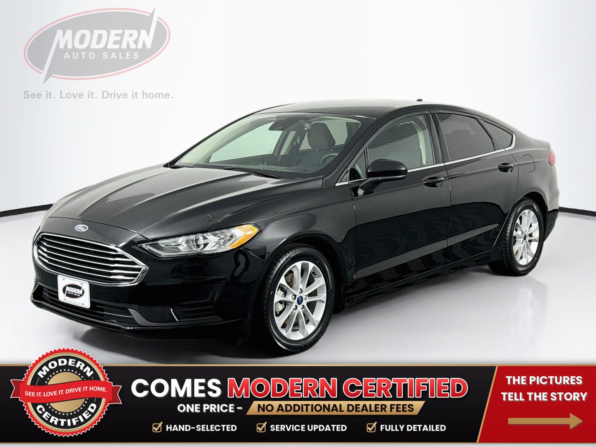Used 2020 Ford Fusion SE FWD image 1
