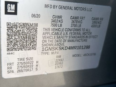 Certified 2021 Chevrolet Tahoe Premier w/ Premium Package image 20