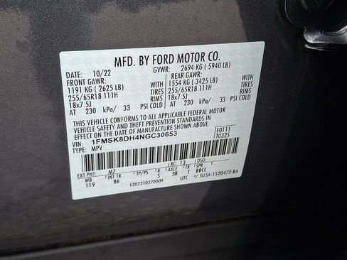 Certified 2022 Ford Explorer XLT AWD/4WD image 28