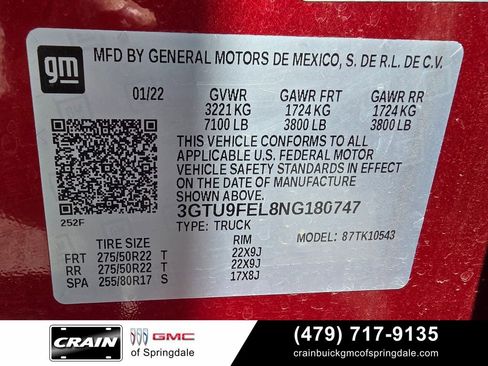 Used 2022 GMC Sierra 1500 Denali w/ Denali Premium Package AWD/4WD image 33