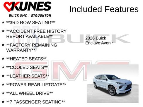 New 2026 Buick Enclave Avenir w/ Super Cruise Package image 3