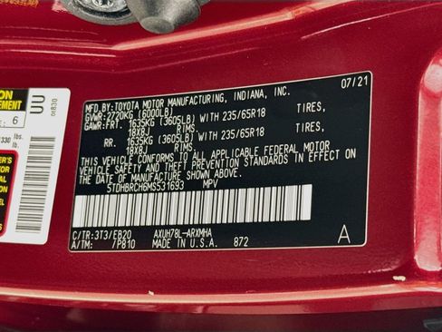 Used 2021 Toyota Highlander XLE AWD/4WD image 35