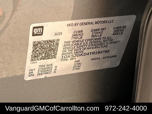 New 2026 GMC Yukon XL Elevation AWD/4WD image 30