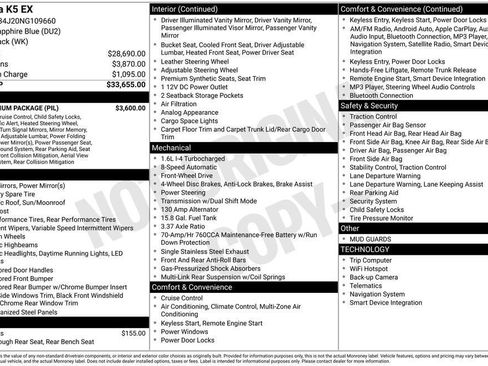 Used 2022 Kia K5 EX w/ EX Premium Package image 28