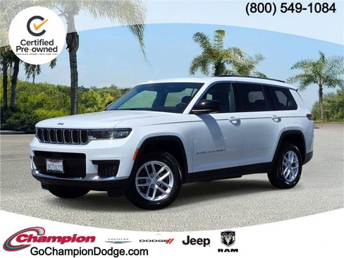 Certified 2023 Jeep Grand Cherokee L Laredo w/ Luxury Tech Group I RWD image 1