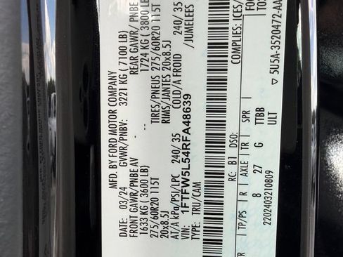 Used 2024 Ford F150 Lariat w/ Equipment Group 502A High AWD/4WD image 30