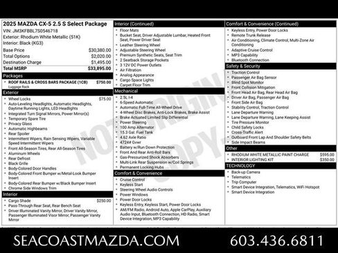 Used 2025 MAZDA CX-5 AWD 2.5 S image 5