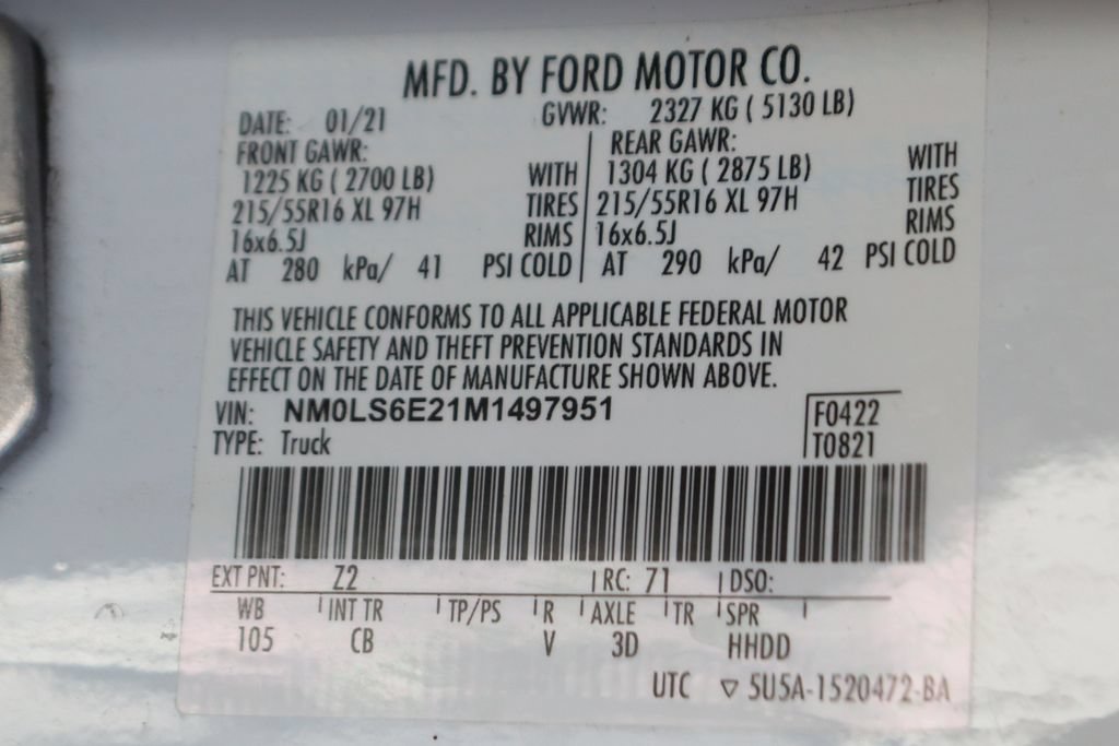 Used 2021 Ford Transit Connect XL FWD image 42