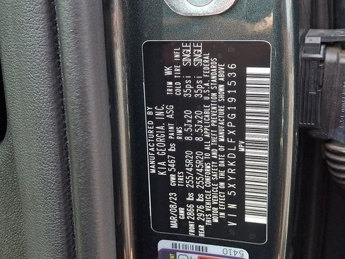 Used 2023 Kia Sorento SX Prestige AWD/4WD image 28