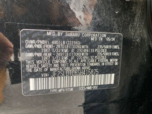 Certified 2025 Subaru Forester Touring image 57