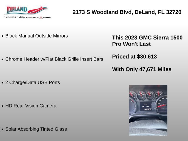 Used 2023 GMC Sierra 1500 Pro RWD image 25