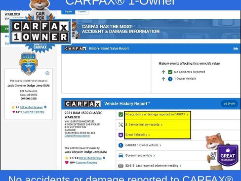 Used 2021 RAM 1500 Classic Warlock w/ Electronics Group image 2