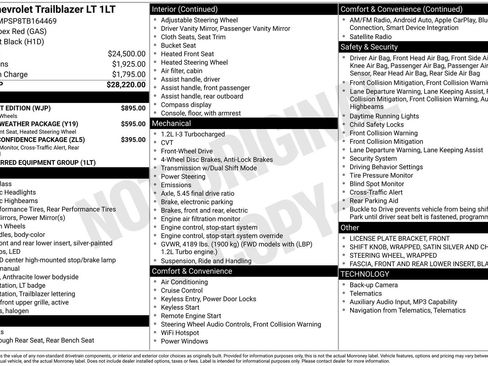 New 2026 Chevrolet TrailBlazer LT w/ Midnight Edition FWD image 30