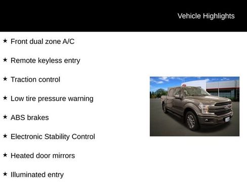 Used 2020 Ford F150 Lariat w/ Equipment Group 502A Luxury image 2