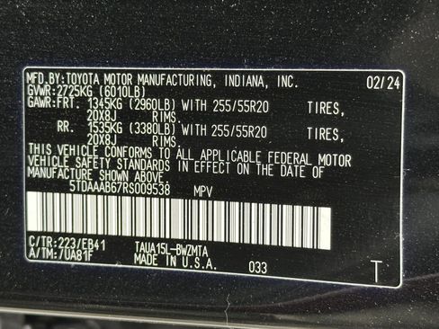 Used 2024 Lexus TX 350 AWD w/ Captains Chair Package image 15