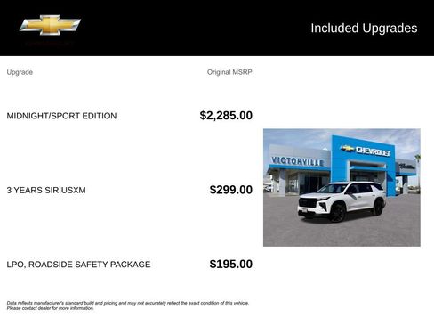 Certified 2025 Chevrolet Traverse LT w/ Midnight/Sport Edition image 5