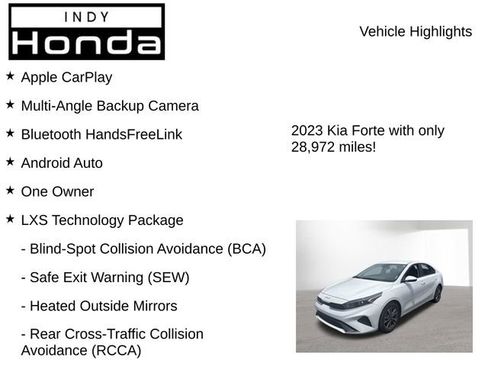 Used 2023 Kia Forte LXS w/ LXS Technology Package FWD image 7